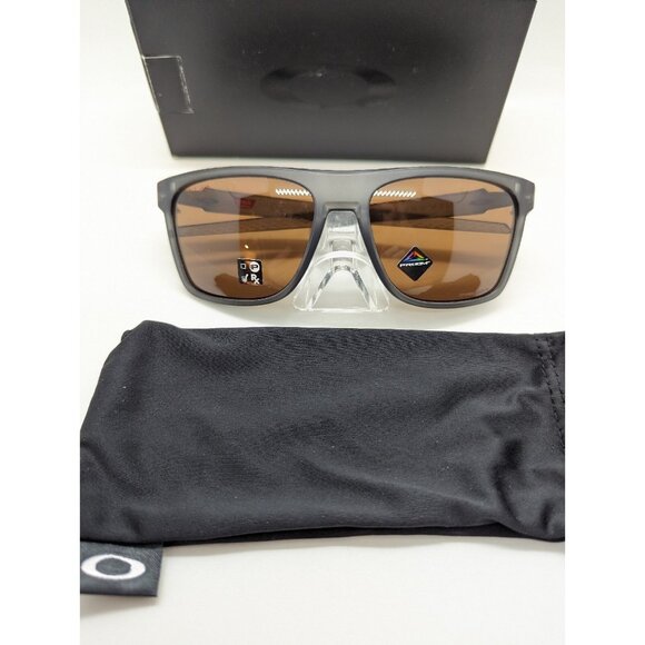 NEW Oakley LEFFINGWELL Matte Grey Smoke PRIZM Tungsten Lens Sunglass 9100-02 - Picture 1 of 7